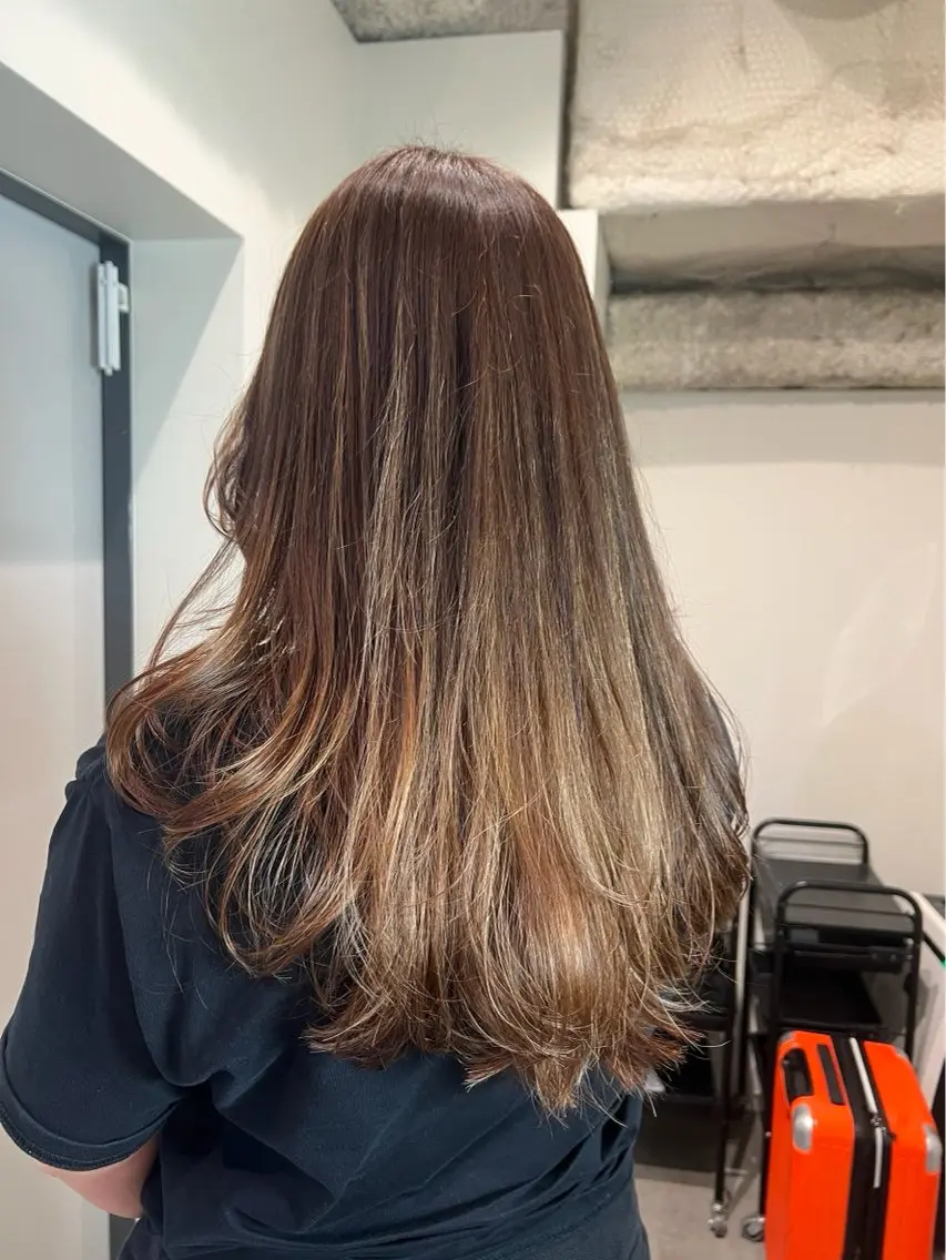 ロング カラー 福地海和 ／カットモデル募集中のヘアスタイル