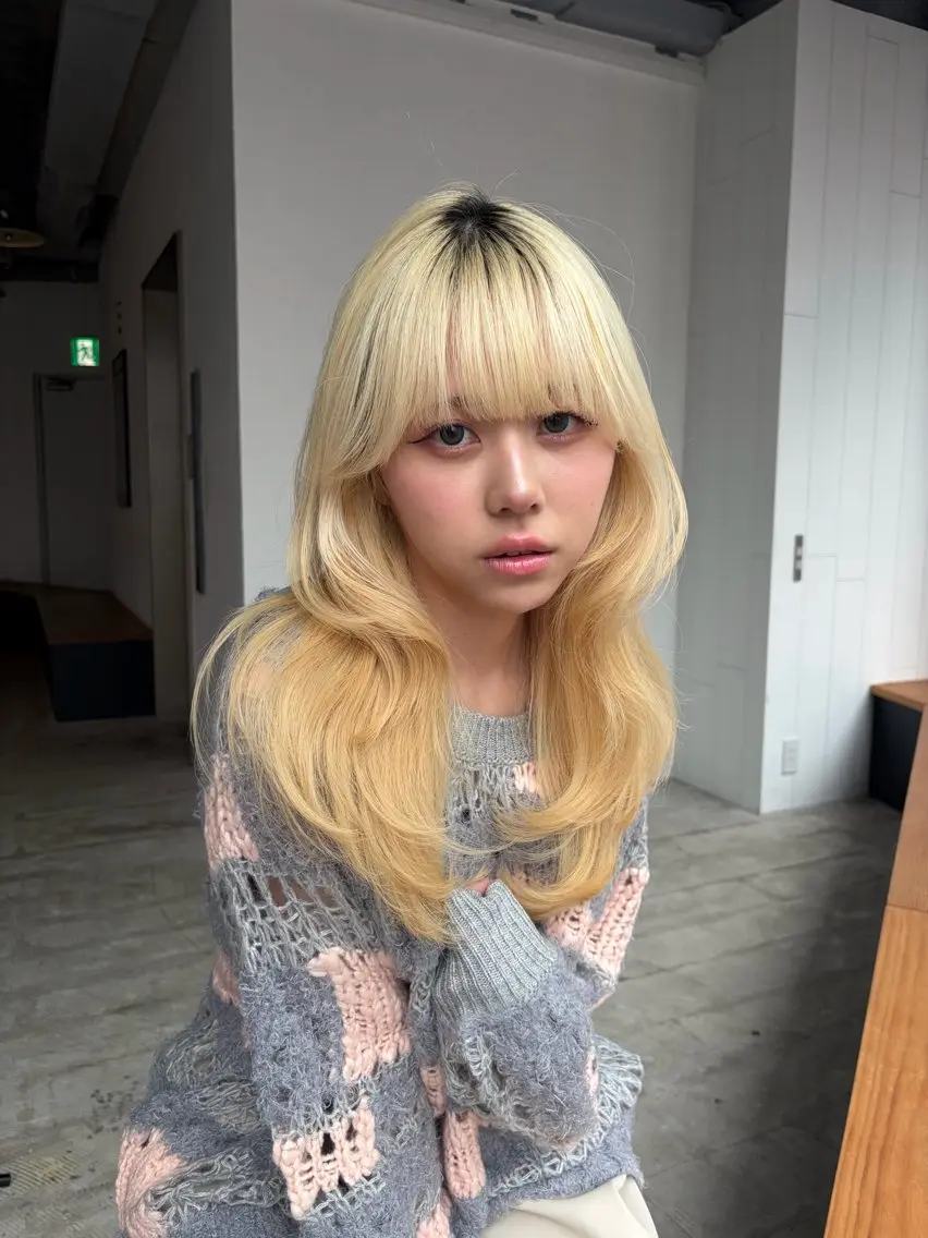 ロング 🎀ハイトーン特化/ 池袋/miyu🎀のヘアスタイル