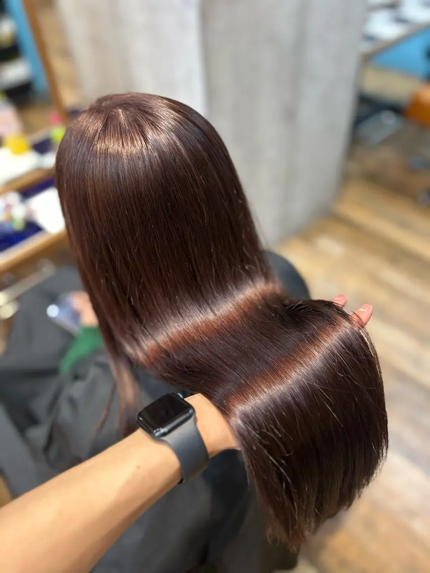 ロング カラー ヘアカラー トリートメント 💖カラー/ブリーチ 💖あつやのヘアスタイル