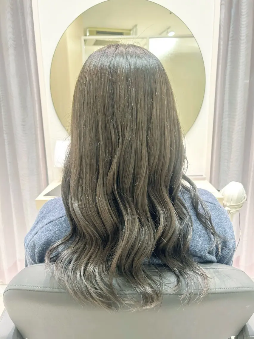 ロング カラー ヘアカラー トリートメント 🌷MIREA🌷 LUANA 難波店のヘアスタイル