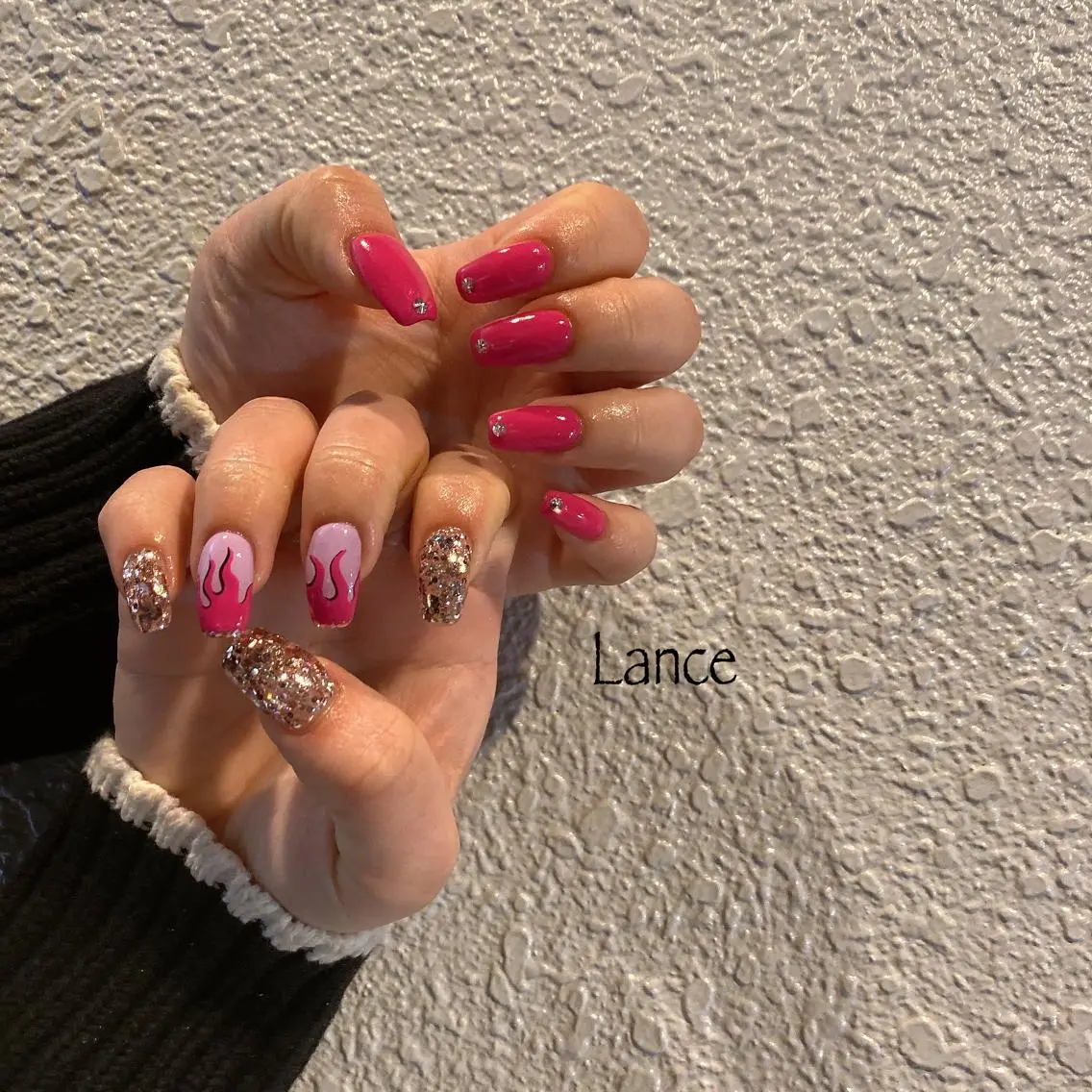ミディアム ハンドネイル Lance nailのネイルデザイン