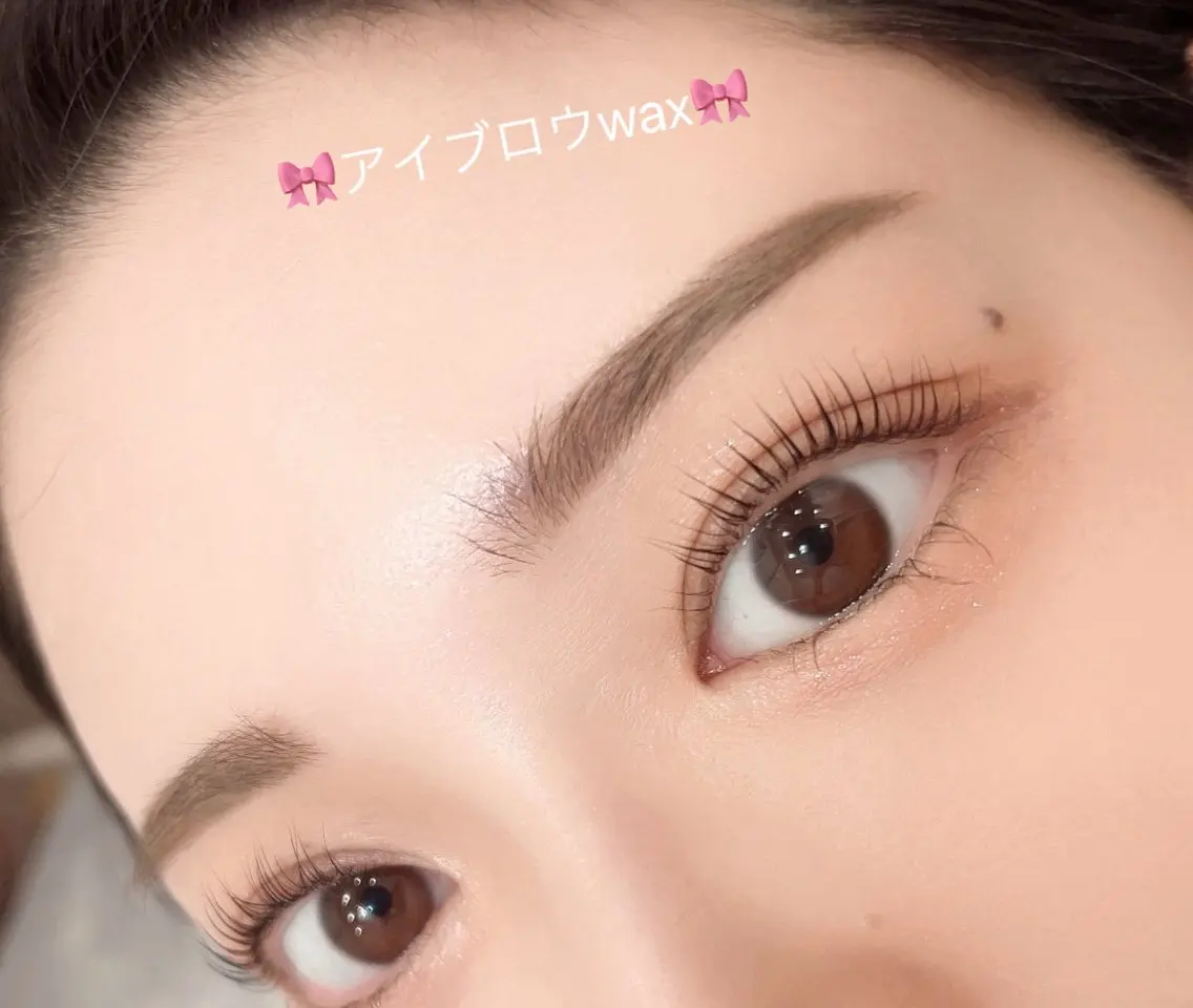 🩰眉wax+眉カット+眉メイク🩰メンズも歓迎🐩🫧+500円で間引き追加可能です🉑の写真