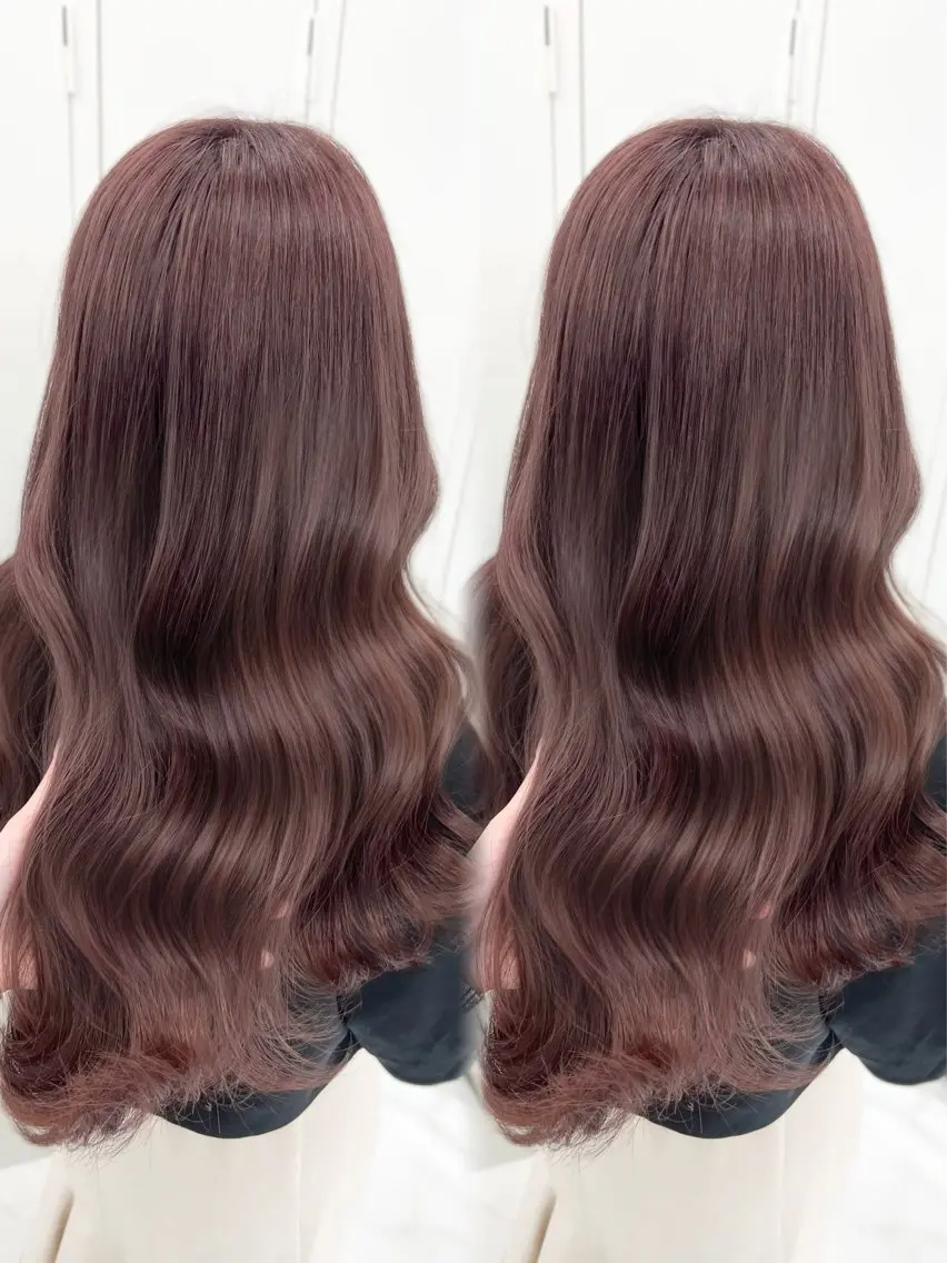 【🌟艶髪No1🌟】ダメージレスイルミナカラー+Aujuaトリートメント 🫧¥17600→¥13200の写真