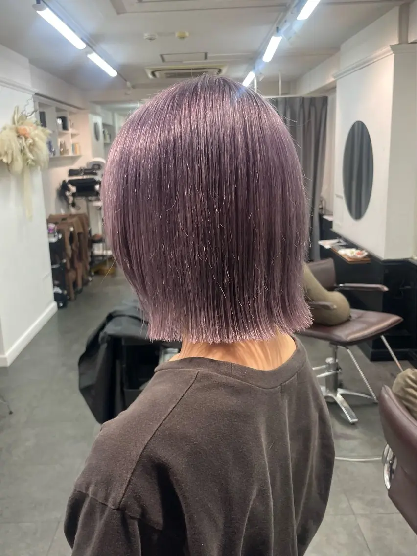 ショート ヘアカラー 野町好花 レイヤー/髪質改善のヘアスタイル