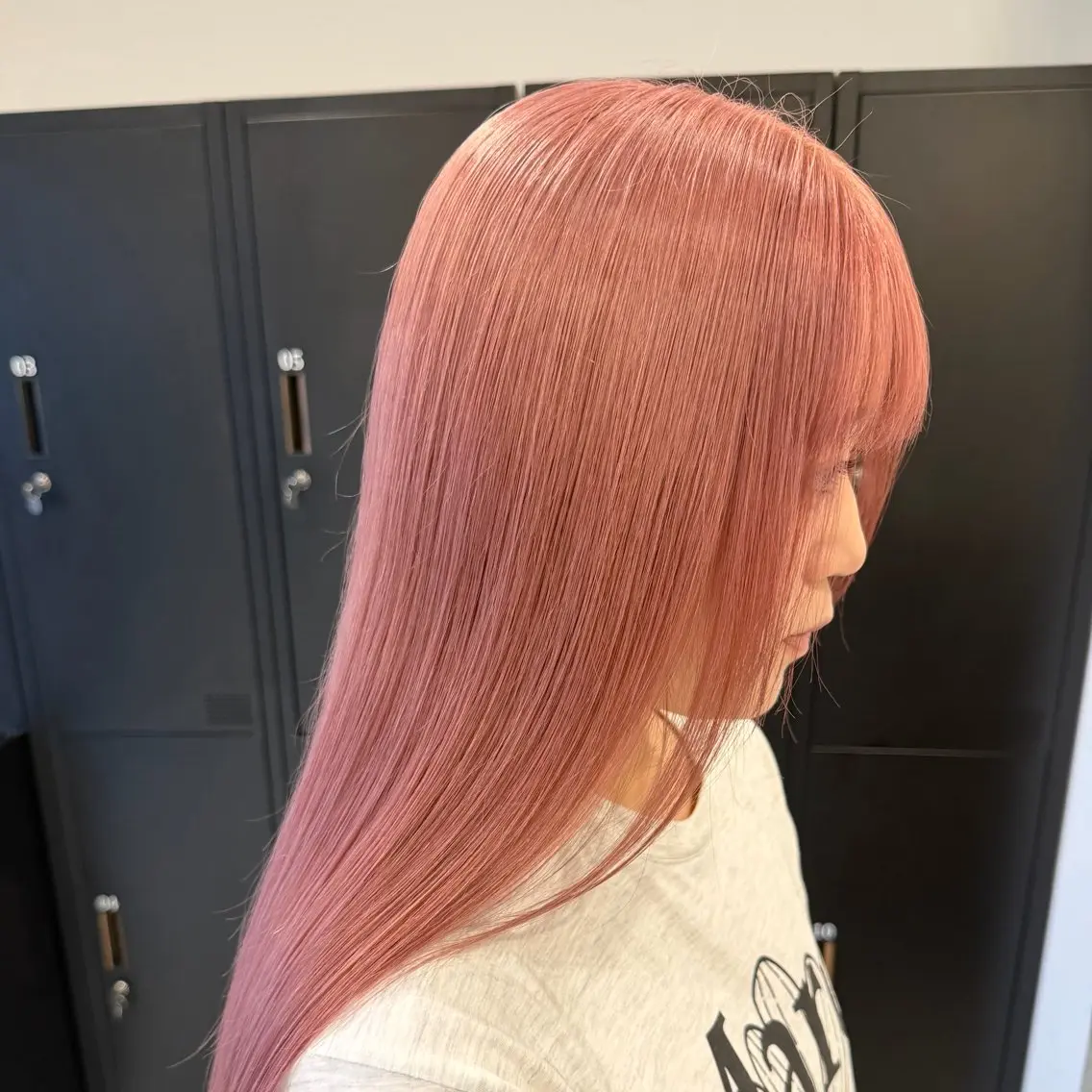 ロング カラー ブリーチ ピンクカラー ciate山口 / Saraのヘアスタイル