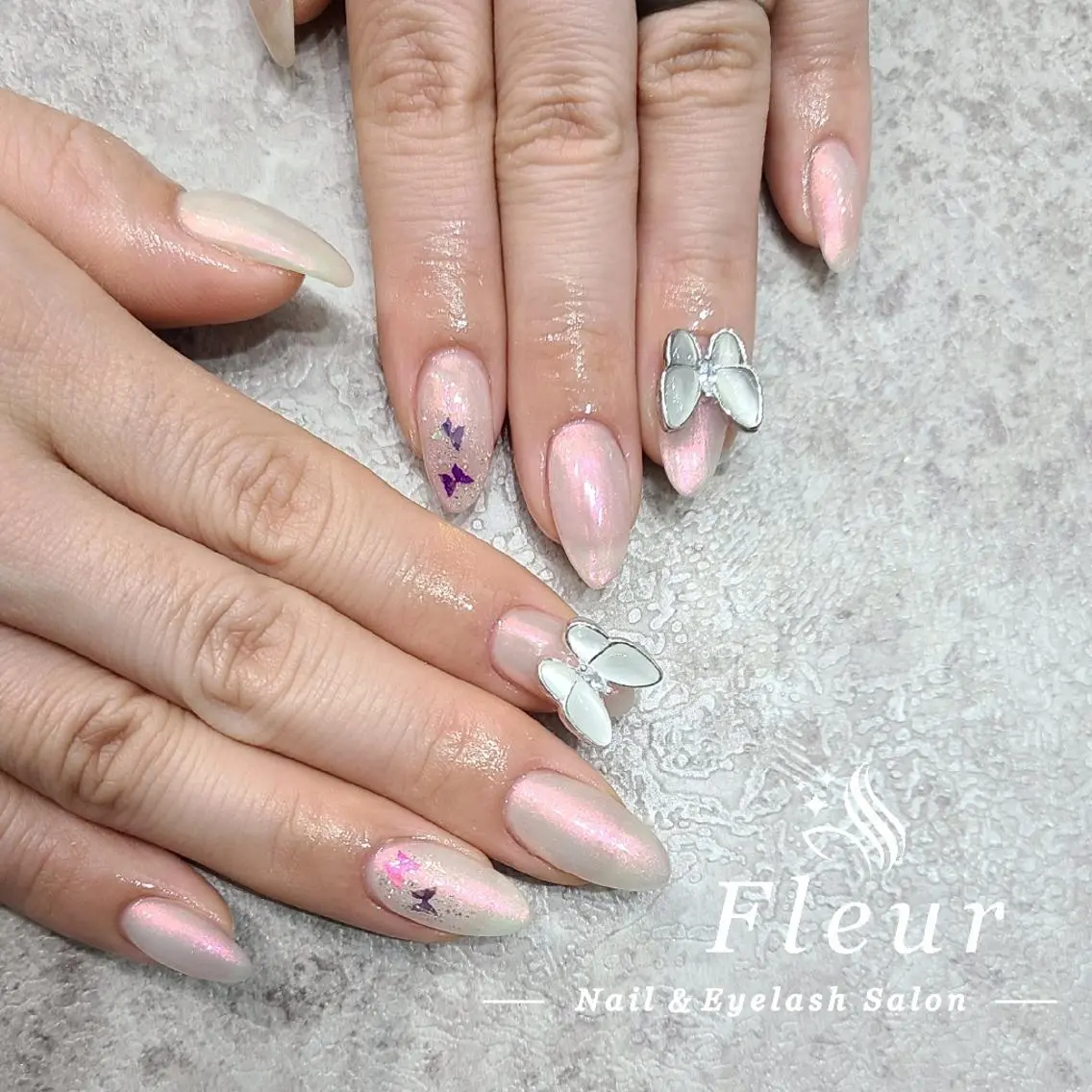 ネイル アートネイル ハンドネイル nail&eye ♡Fleur♡のネイルデザイン