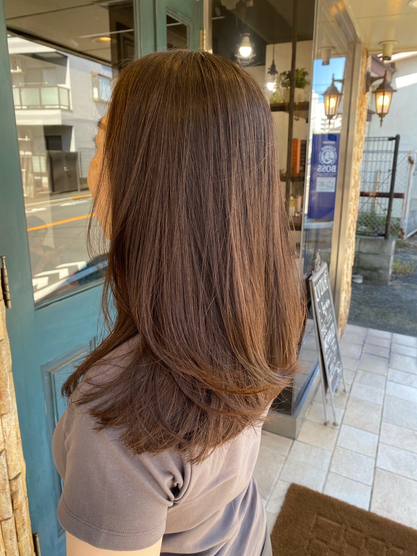ロング レイヤーカット ロング カット 🍒Inagaki ヘッドスパ🫧のヘアスタイル