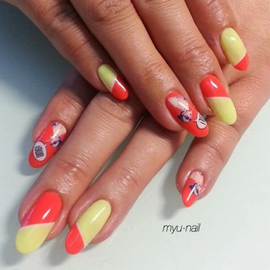 ネイル シンプルネイル ホームサロン myu-nailのネイルデザイン