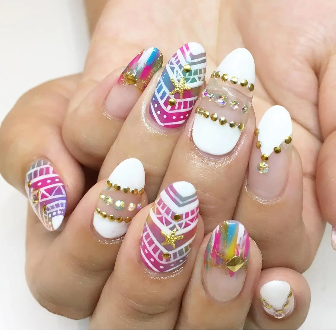 ネイル ジェルネイル nail salon Soeurのネイルデザイン