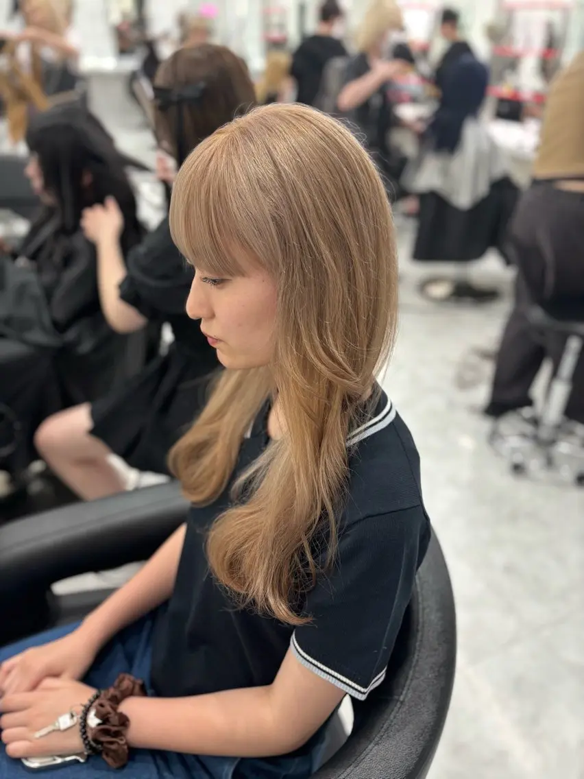 ロング カラー ヘアアレンジ カット ヘアカラー トリートメント 透明感💕今っぽ似合 わせ𝐍𝐨. 𝟏のヘアスタイル