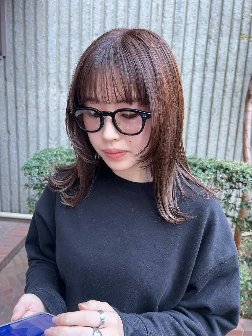 【🩵カット+水光肌透明感ワンカラー🩵】※カットはボブ​〜​ロングの方限定※の写真
