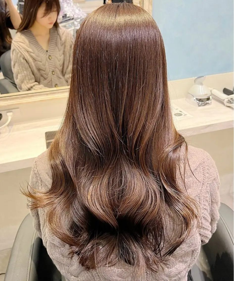 ロング カラー 透明感カラー🎀 みゆうのヘアスタイル