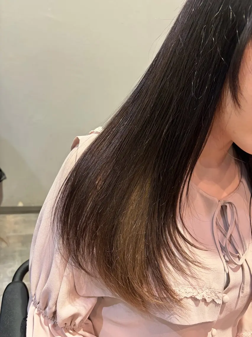 セミロング カット カットモデル RURUのヘアスタイル