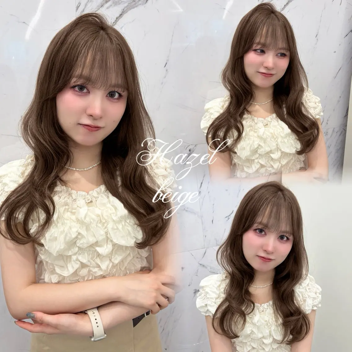 ロング カラー ヘアカラー ParveMix ♡白神みやびのヘアスタイル