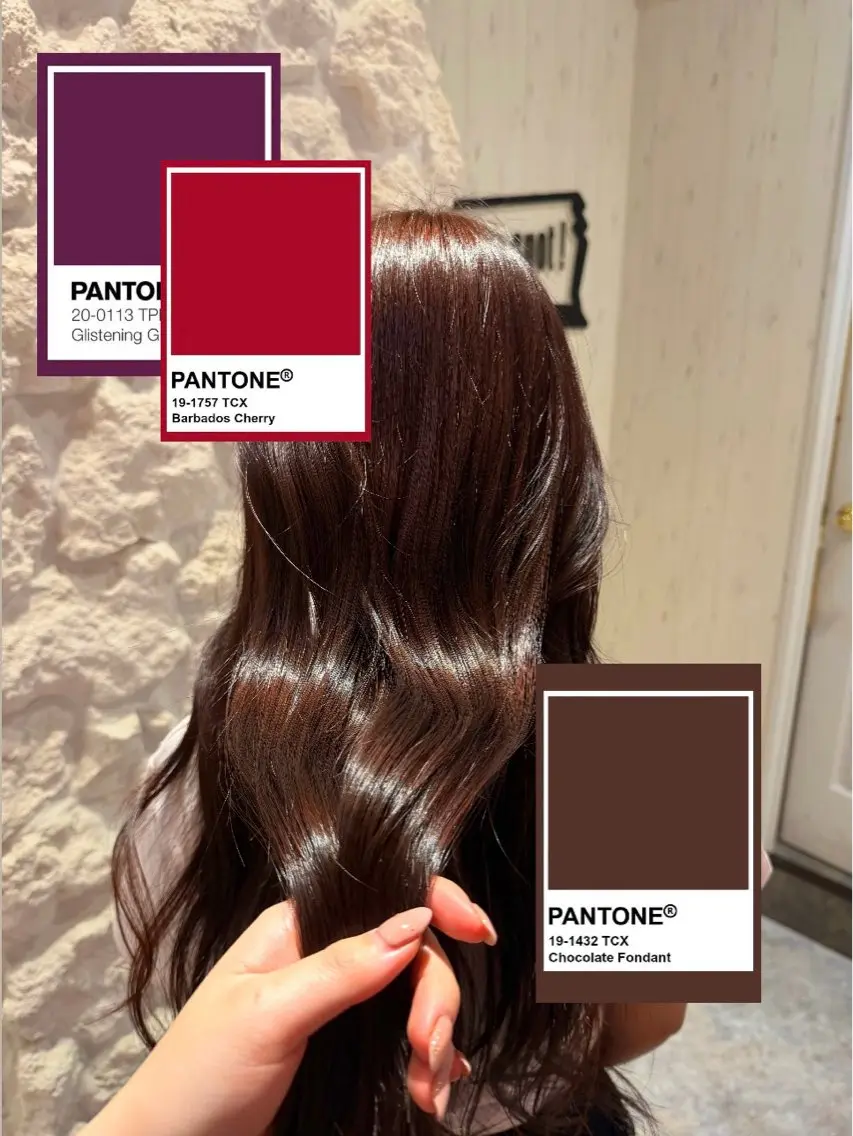 カラー ブラウンカラー レッドカラー Agu.hair ミサキのヘアスタイル