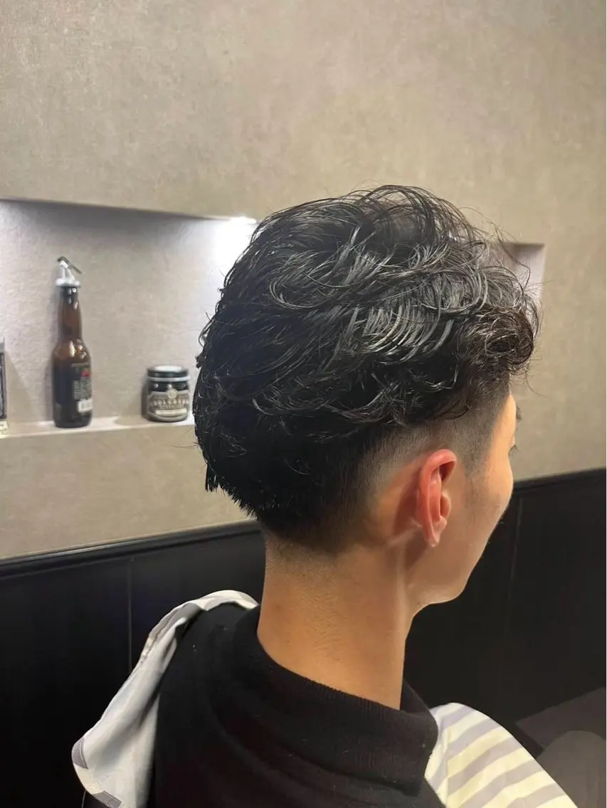 ミディアム メンズカット ひでよしのヘアスタイル