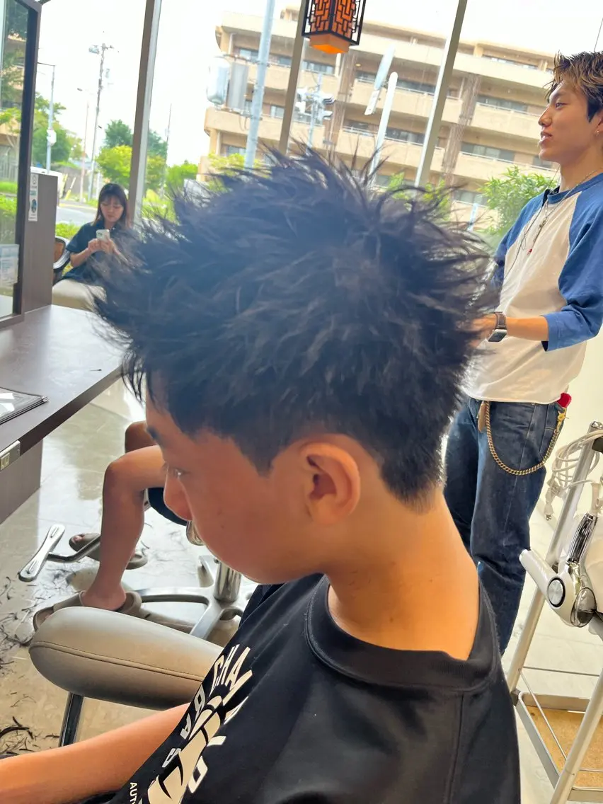 ショート メンズ スパイキーショート ショートヘア 🧊メンズ特化🧊 高木航希のヘアスタイル