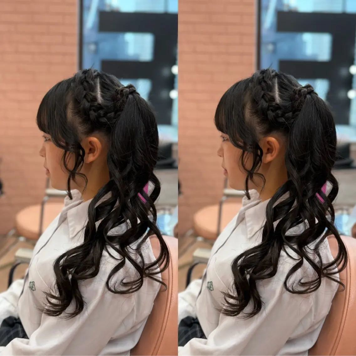 ロング ヘアアレンジ ヘアセット 梅田茶屋町ヘアセット 🎀RIONA🎀のヘアスタイル