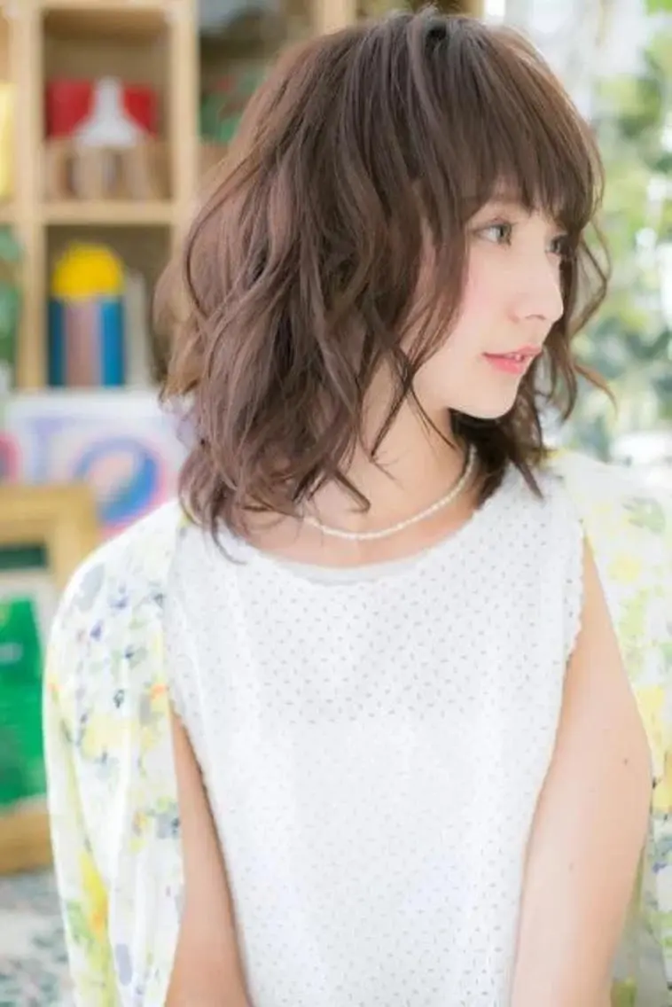 デザインカット+デジタルパーマ【ハンドドライで美容室の再現性✨👌】¥20350→¥9020の写真