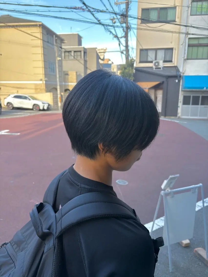 ショート くびれヘア ショートヘア カット トリートメント 藤倉なつみ /玉造のヘアスタイル