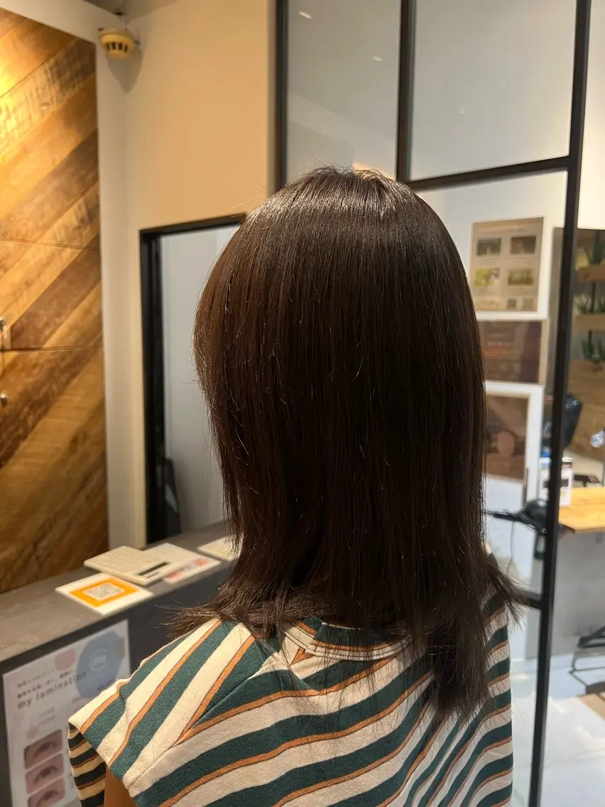 カラー ブラウンカラー ヘアカラー Miyuu 『藤沢』のヘアスタイル