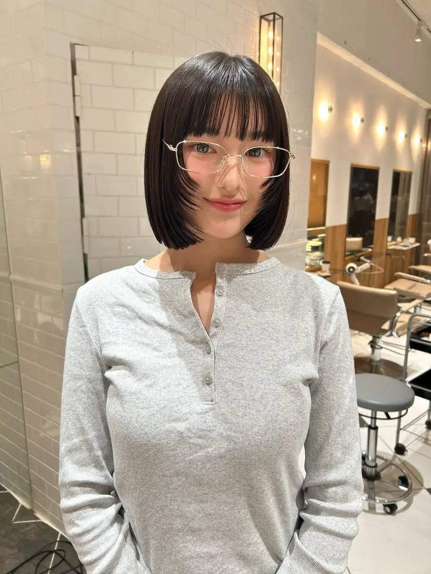 ショート ボブ レイヤーカット Manaka ☺︎のヘアスタイル