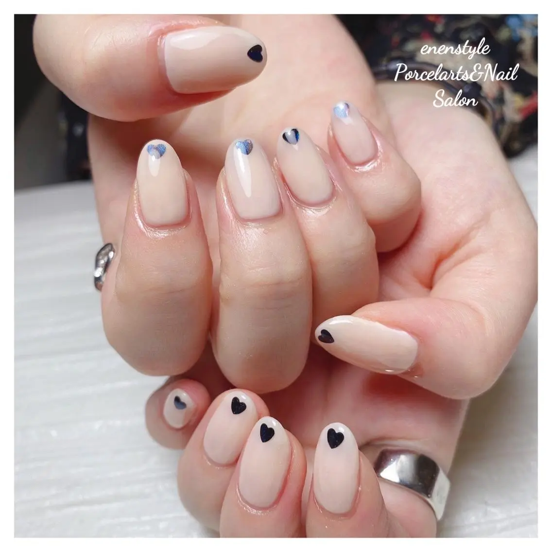 ミディアム ネイル 🐾enen style 🐾のネイルデザイン