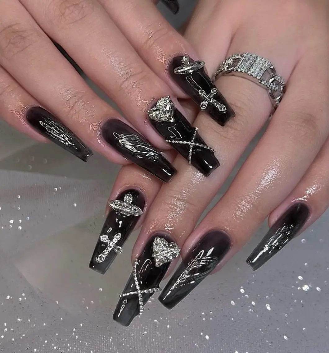 ネイル フレンチネイル ジェルネイル 韓国ネイル マグネットネイル マグネットフレンチ akina nailsのネイルデザイン