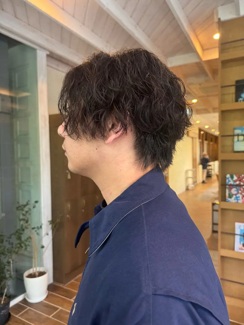 パーマ メンズ カット パーマ 村上 輝のヘアスタイル