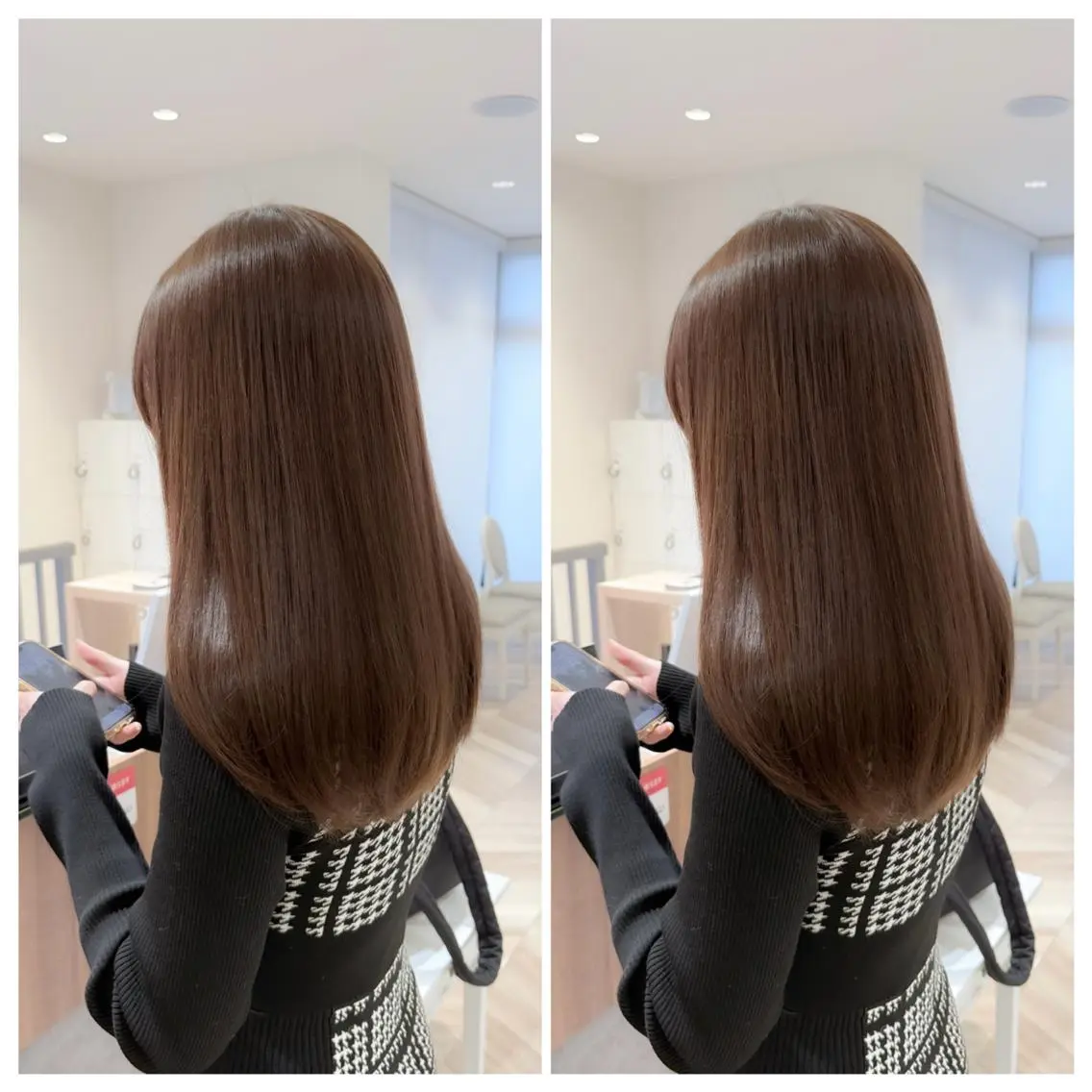 カラー ロング アッシュ ベージュカラー ブリーチ ダブルカラー ブリーチなしカラー 透明感カラー /タツトミ　🫧のヘアスタイル