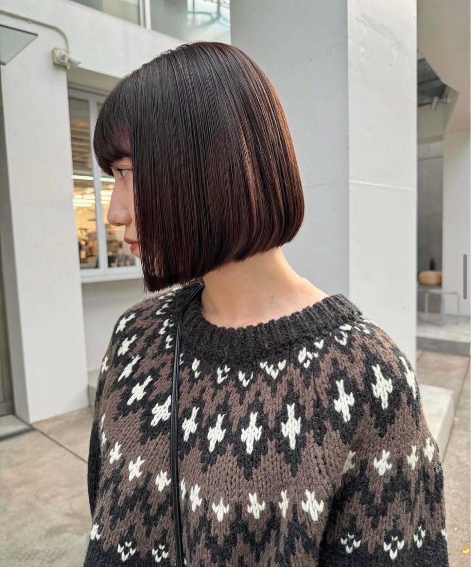 ショート カラー カット ヘアカラー 似合わせ/オシャレ /ツヤ感🍃Renaのヘアスタイル