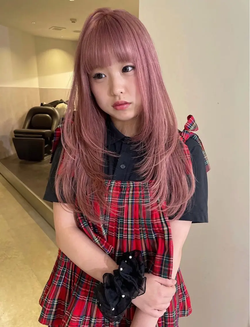 ロング カラー ヘアカラー ナナ 福岡美容室のヘアスタイル