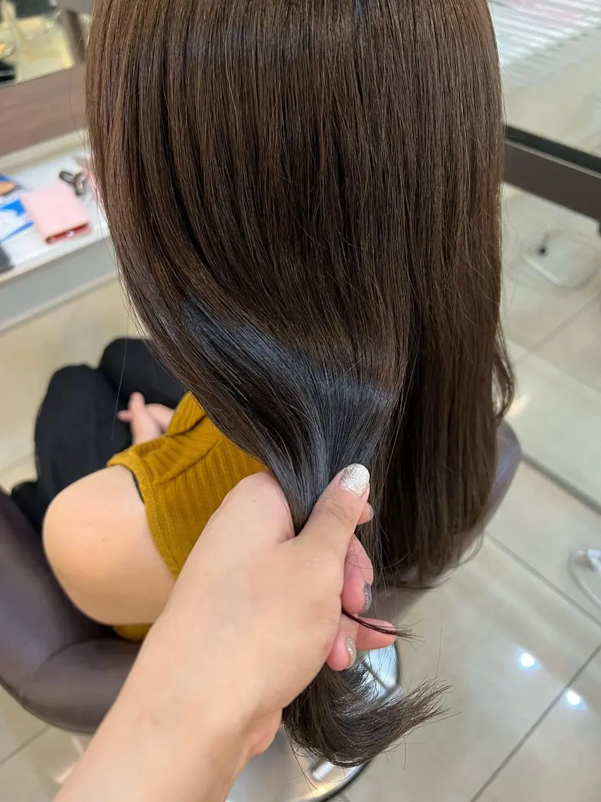カラー イルミナカラー ヘアカラー 🌺まなみ/ うる艶カラー🌺のヘアスタイル