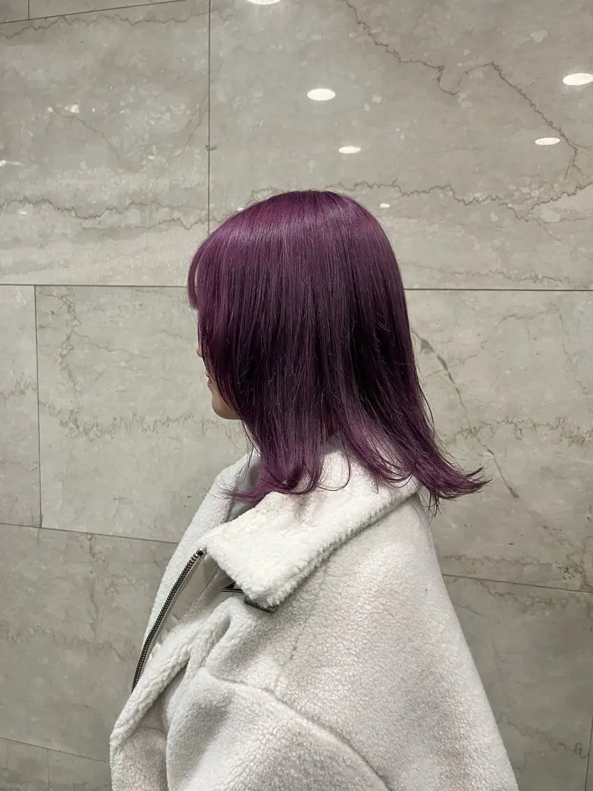ミディアム カラー 透明感カラー haruka / CosyVelvetのヘアスタイル