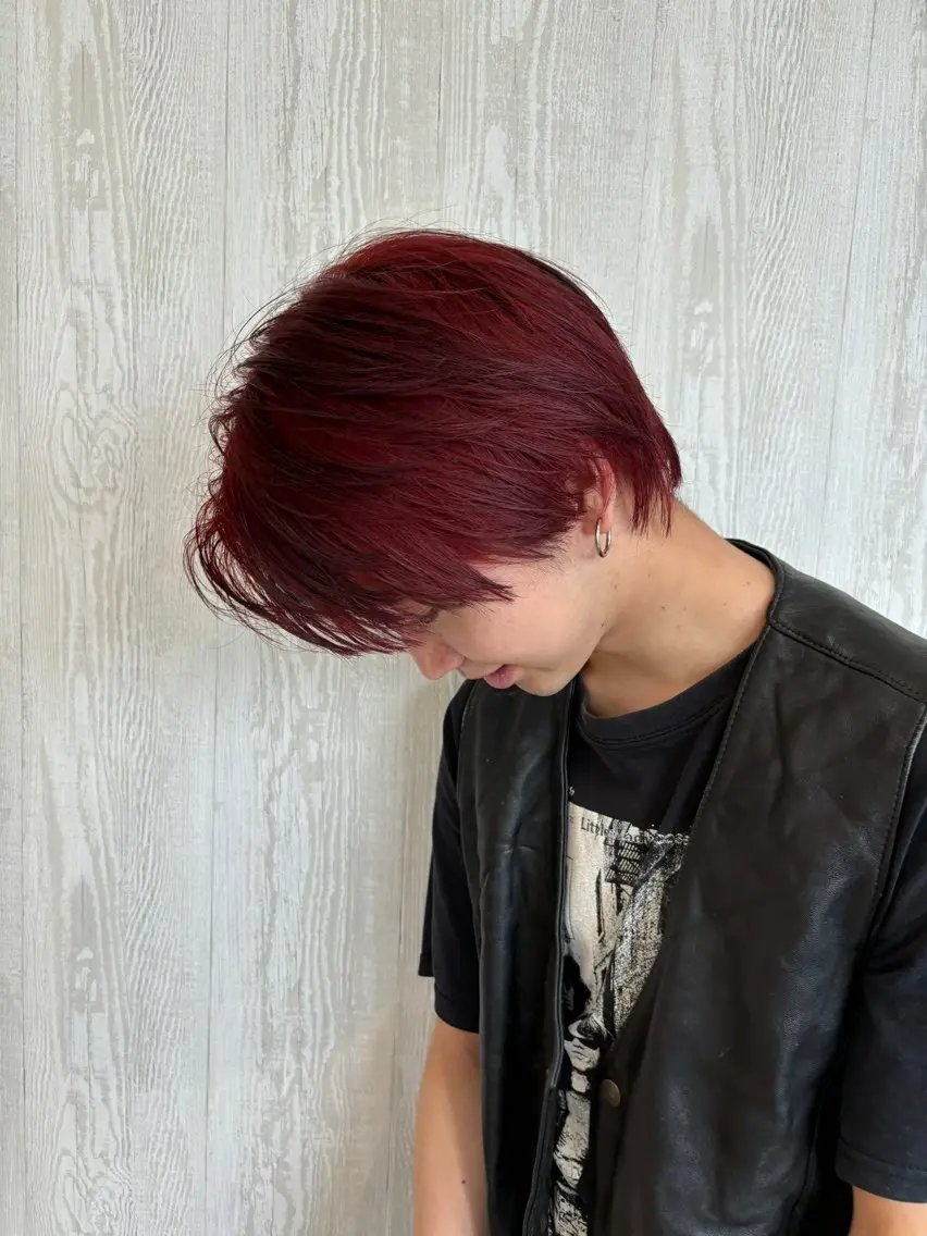 ショート カラー メンズ ヘアカラー トリートメント kotone🦋艶髪 似合わせカットカラーのヘアスタイル