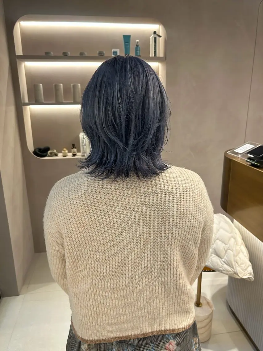 ミディアム カラー 【透明感カラー】 harunaのヘアスタイル