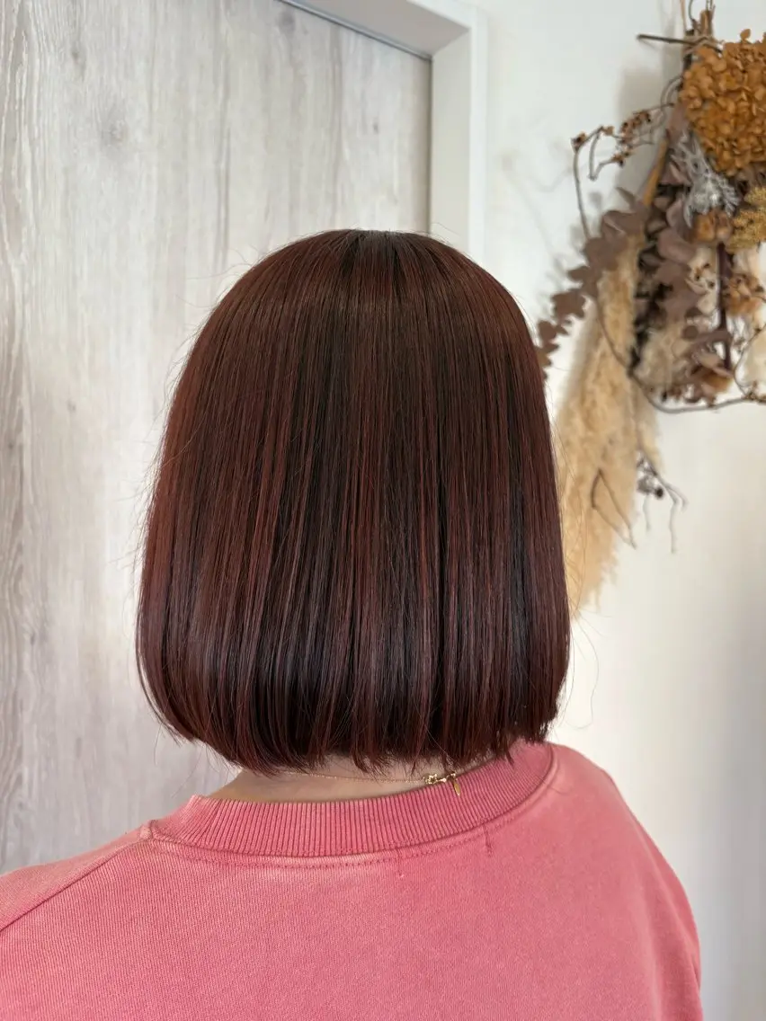 ミディアム カット ヘアカラー 衛藤 澄玲のヘアスタイル
