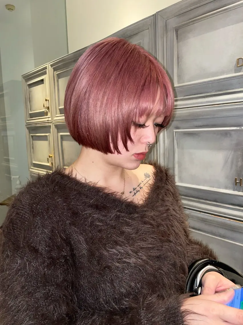 ショート カラー フジヤ サイタのヘアスタイル