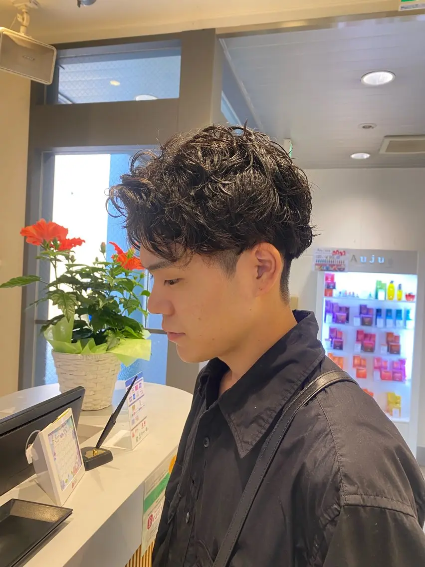 カット+メンズパーマの写真