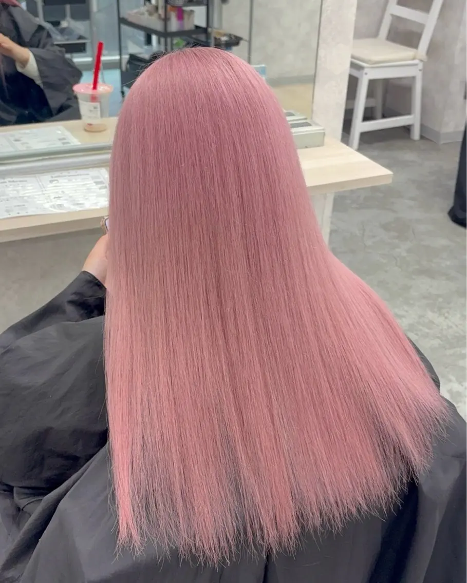 ロング カラー 渋谷ハイトーン/ まぉまぉのヘアスタイル