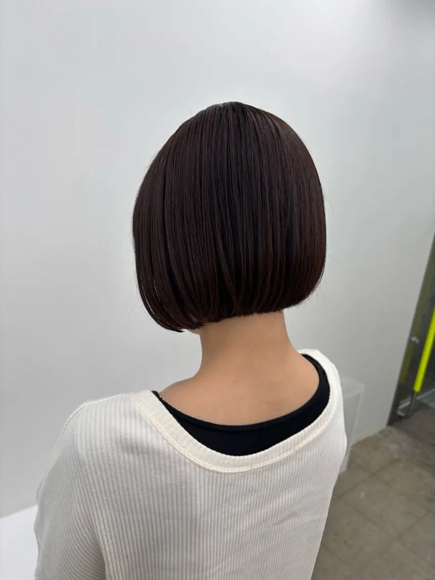 ショート ボブ 工藤 璃乃 /ぱつっとボブのヘアスタイル