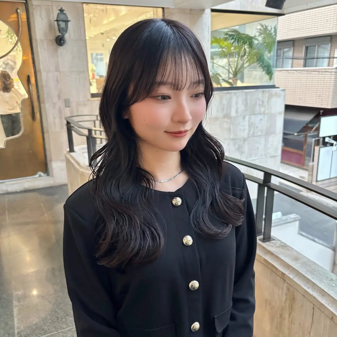 ロング パーマ クロスパーマ/ YAGIのヘアスタイル