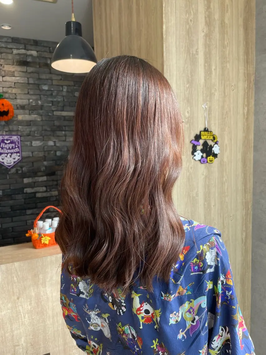 セミロング カット 迫 京都のヘアスタイル