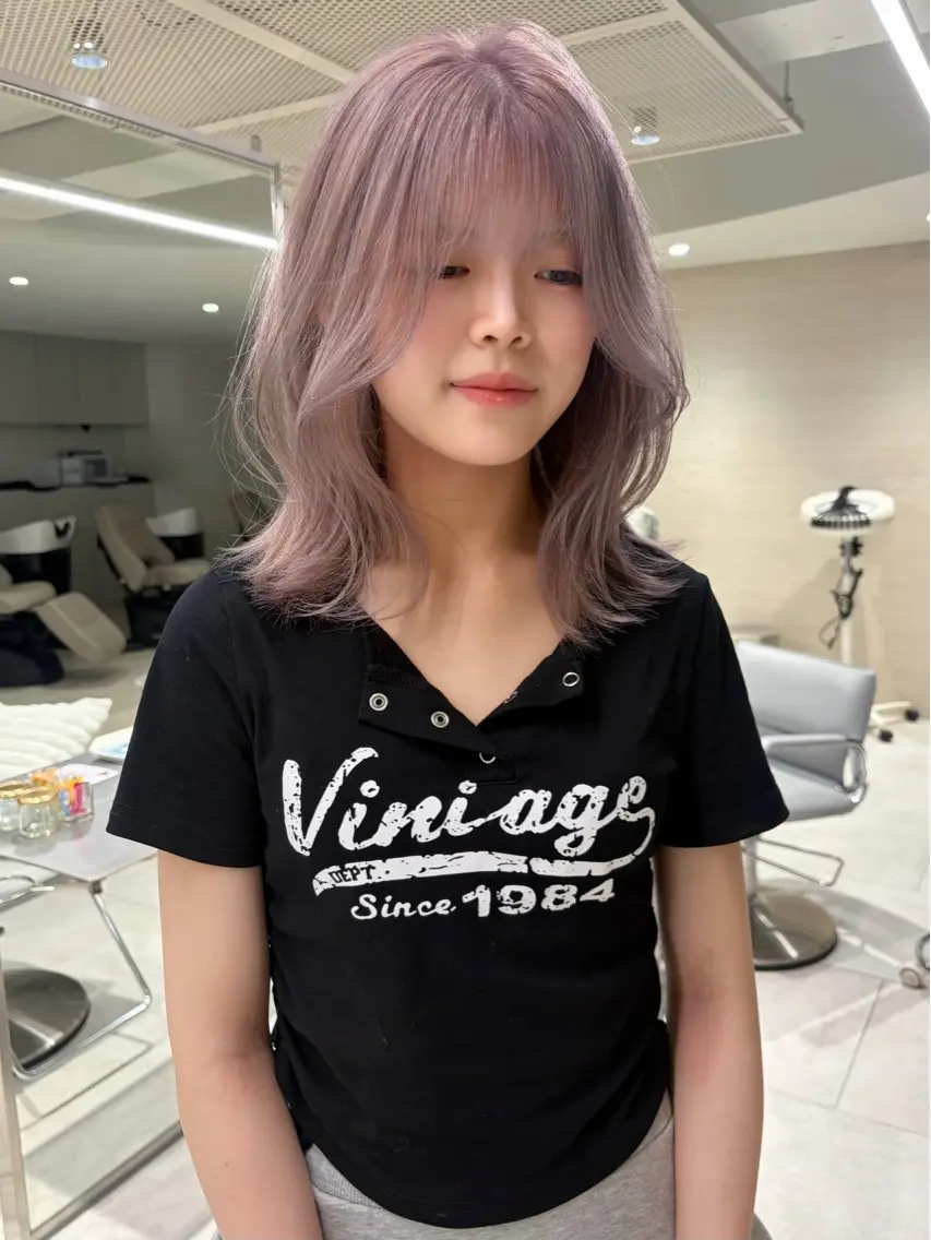 ミディアム ヘアカラー kiyono ⭐︎ダブルカラーのヘアスタイル