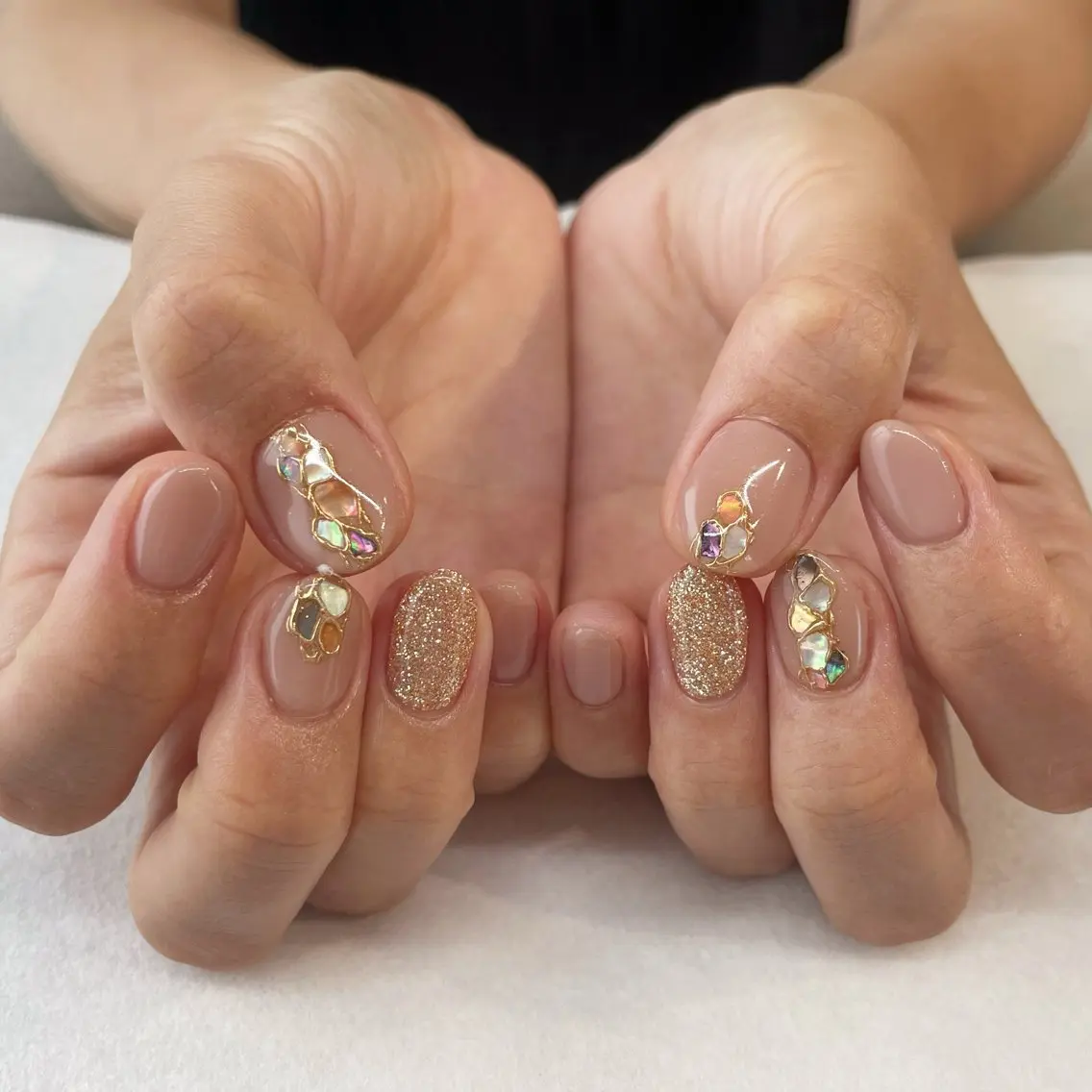 ネイル ハンドネイル 💎🐰 saki. m 🐰💎のネイルデザイン