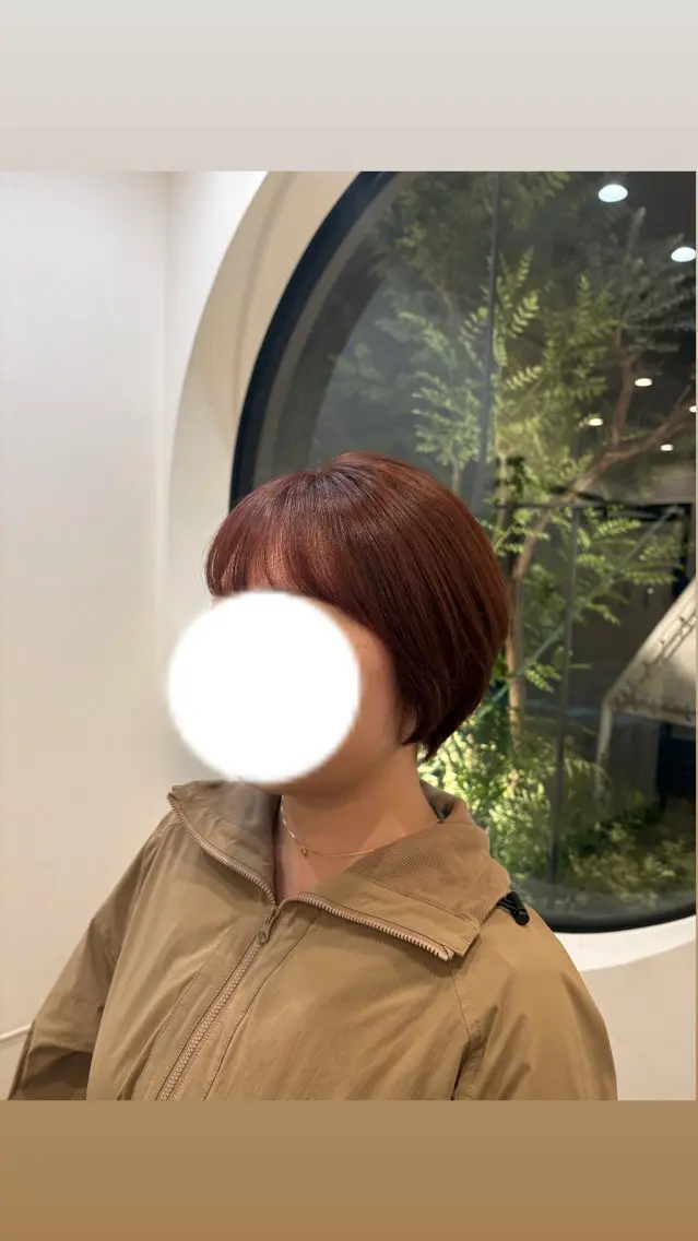 ショート 丸みショート ショートヘア MAHAE 中司のヘアスタイル
