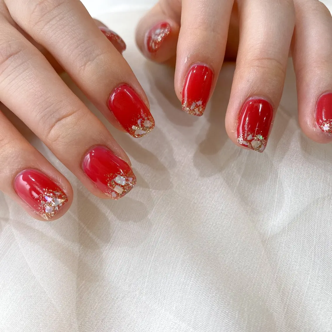 ネイル シンプルネイル muguet🎀 chikaのネイルデザイン