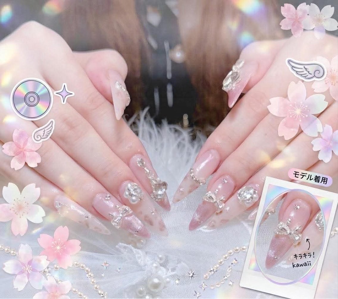 ネイル ハンドネイル ANH ゴテゴテ ネイルスタジオのネイルデザイン
