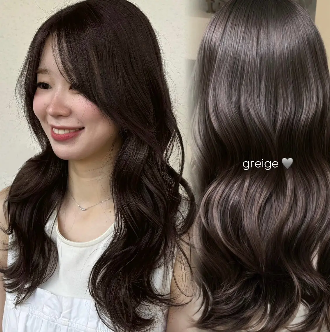 ロング カラー 透明感カラー 森本 麻比のヘアスタイル