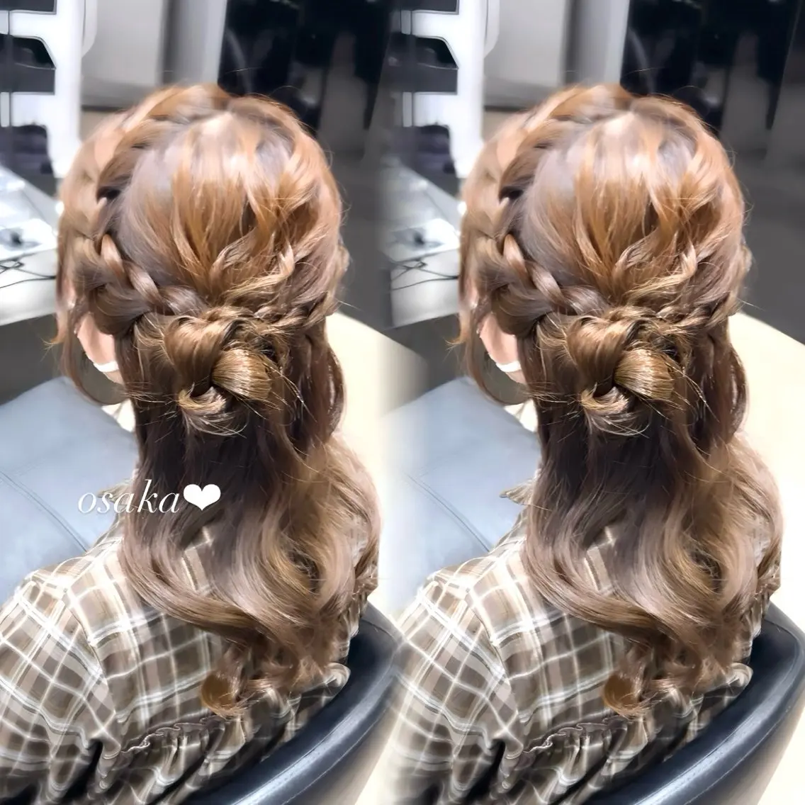 【 ✨️平日8:00土日祝8:15から限定✨️ 】早朝簡単ヘアセット🎶編みたらし,巻き下ろしetc⚠️注意事項必読⚠️の写真